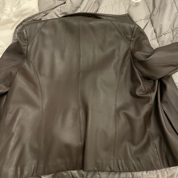 SIENA Brown Leather Jacket - Picture 9 of 9